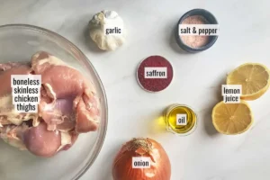 Joojeh-Kabob-Ingredients