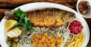 sabzi polo ba mahi